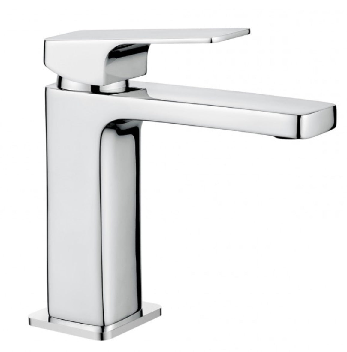 foto del prodotto rubinetto miscelatore per lavabo squadrato moderno