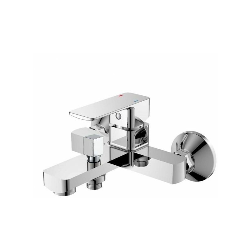 foto del prodotto rubinetto miscelatore vasca da bagno ottone cromato attacco doccia shape 87116