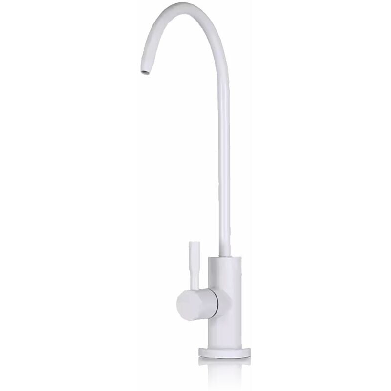 foto del prodotto rubinetto moderno di colore bianco per osmosi inversa