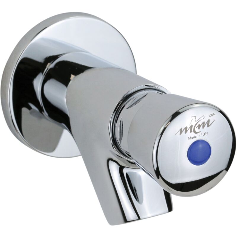 foto del prodotto rubinetto monoacqua a pulsante temporizzato installazione a parete mcm 900301 8 12 secondi