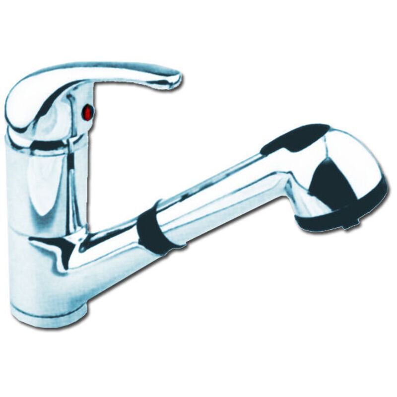 foto del prodotto rubinetto monocomando allungabile per lavello da appoggio pluvia capri 24067