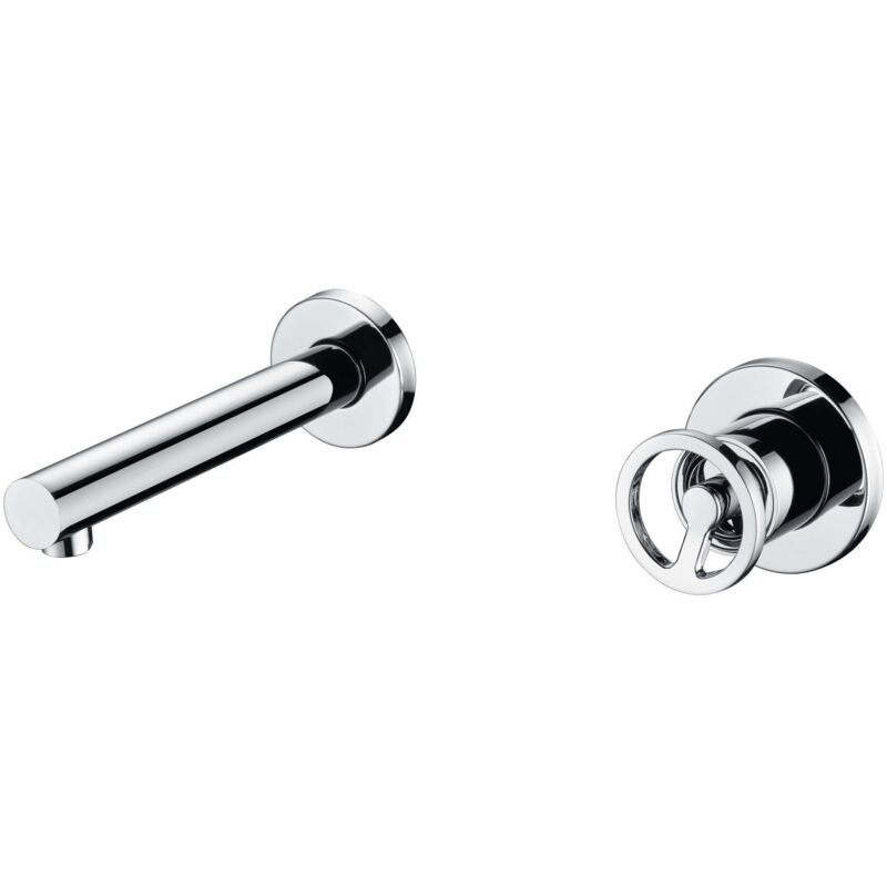 foto del prodotto rubinetto monocomando lavabo con bocca alta - rubinetto bagno cromato