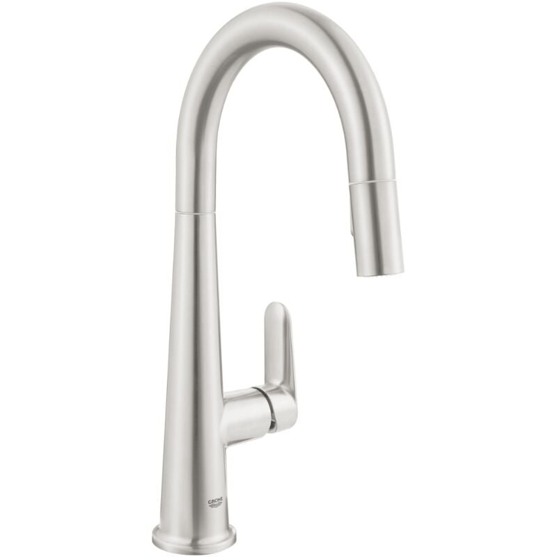 foto del prodotto rubinetto monocomando per lavello veletto, acciaio inox g30419dc0 grohe