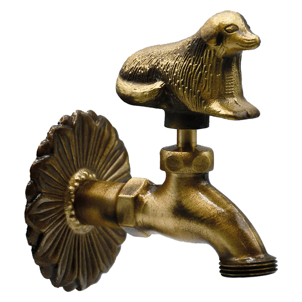foto del prodotto rubinetto ornamentale 39 cane 39 1 2 39 con maniglia