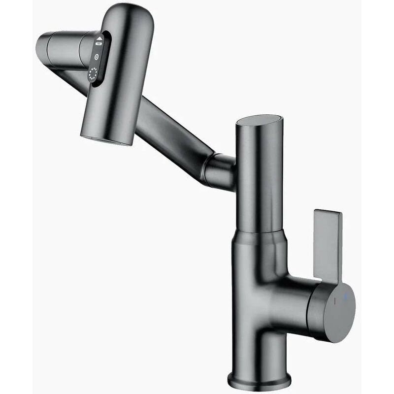 foto del prodotto rubinetto per bagno intelligente e moderno, girevole a 360 , design elegante rubinetto da cucina, lavello, grohe, miscelatore in ottone, disponibile