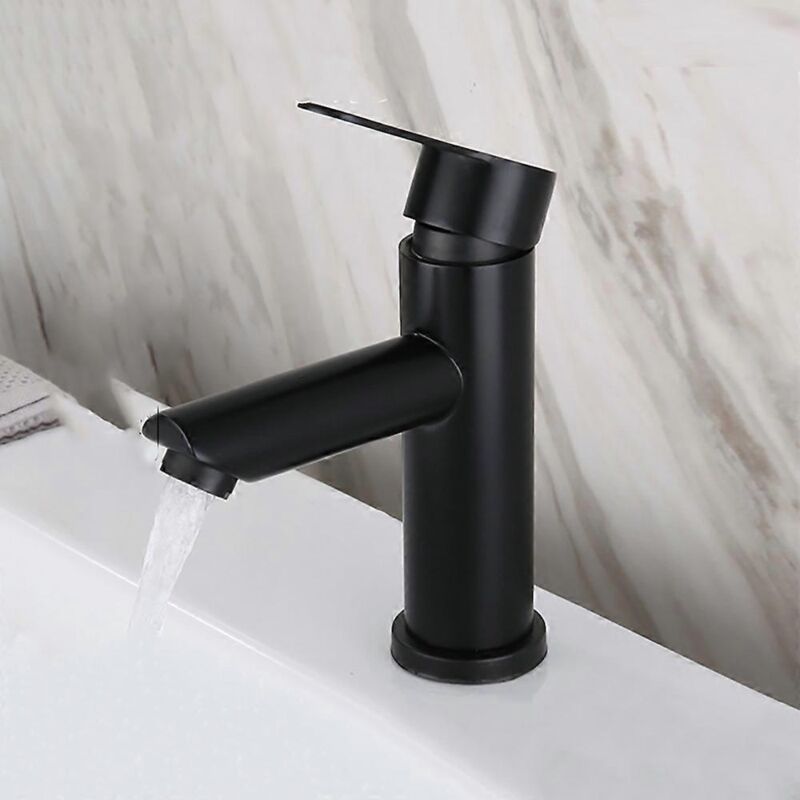 foto del prodotto rubinetto per bagno, rubinetto per lavabo nero, rubinetto per lavabo del bagno