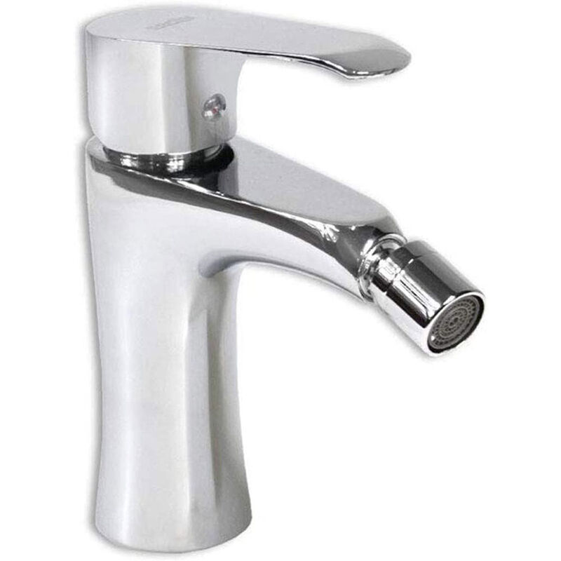 foto del prodotto rubinetto per bidet da bagno moderno miscelatore monocomando orientabile monoforo in ottone cromato