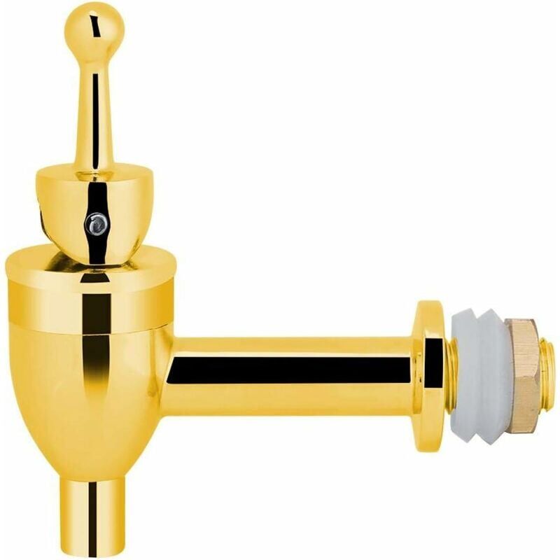 foto del prodotto rubinetto per distributore di bevande, rubinetto in rame per rubinetto per distributore di bevande per barili di vino e birra oro 