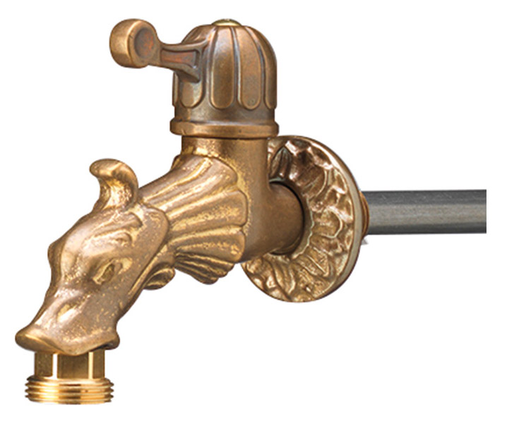 foto del prodotto rubinetto per fontana da giardino in ottone belfer rub/002