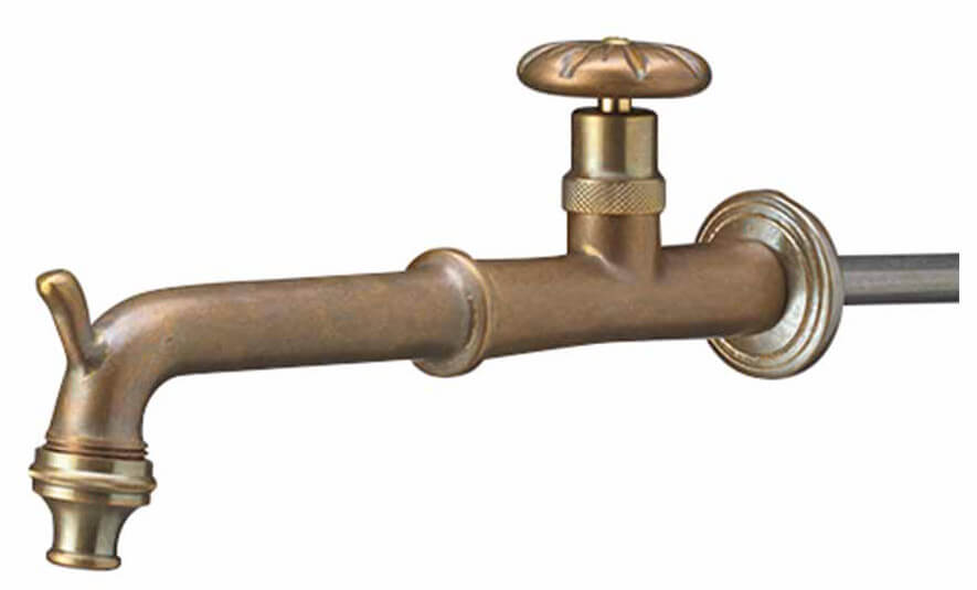 foto del prodotto rubinetto per fontana da giardino in ottone belfer rub/007