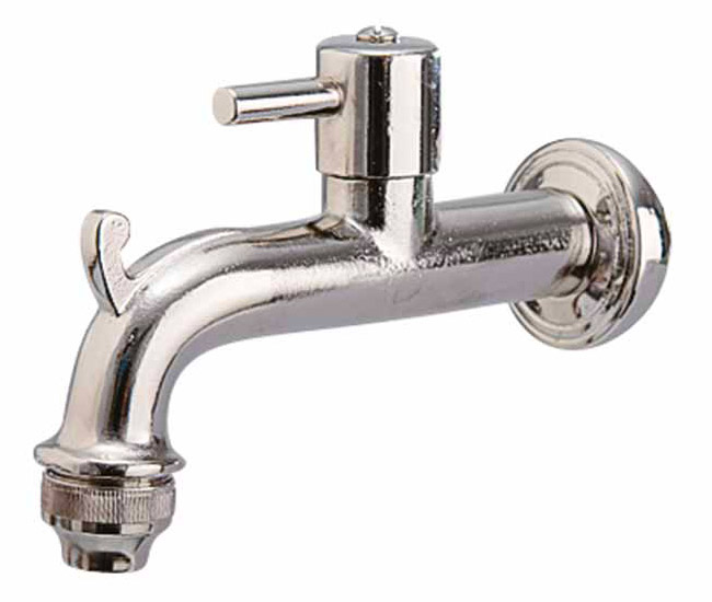 foto del prodotto rubinetto per fontana da giardino in ottone cromato belfer rub/012c