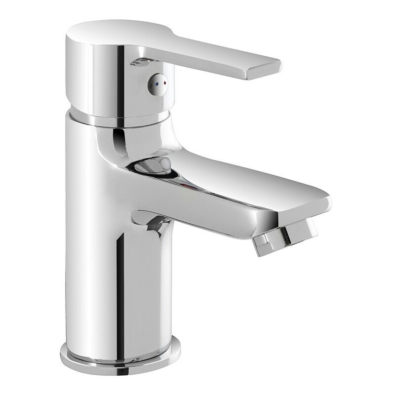 foto del prodotto rubinetto per lavabo cromato in ottone con piletta automatica prima