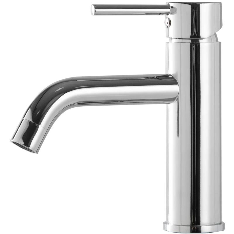 foto del prodotto rubinetto per lavabo da bagno everest cromo comando singolo