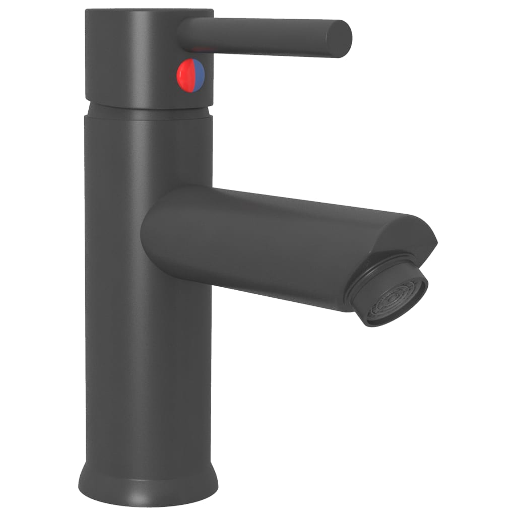 foto del prodotto rubinetto per lavabo da bagno rubinetto per lavabo rubinetto per bagno rubinetto per acqua miscelatore per stanza casa per interni 7 pollici grigio 02 0003520