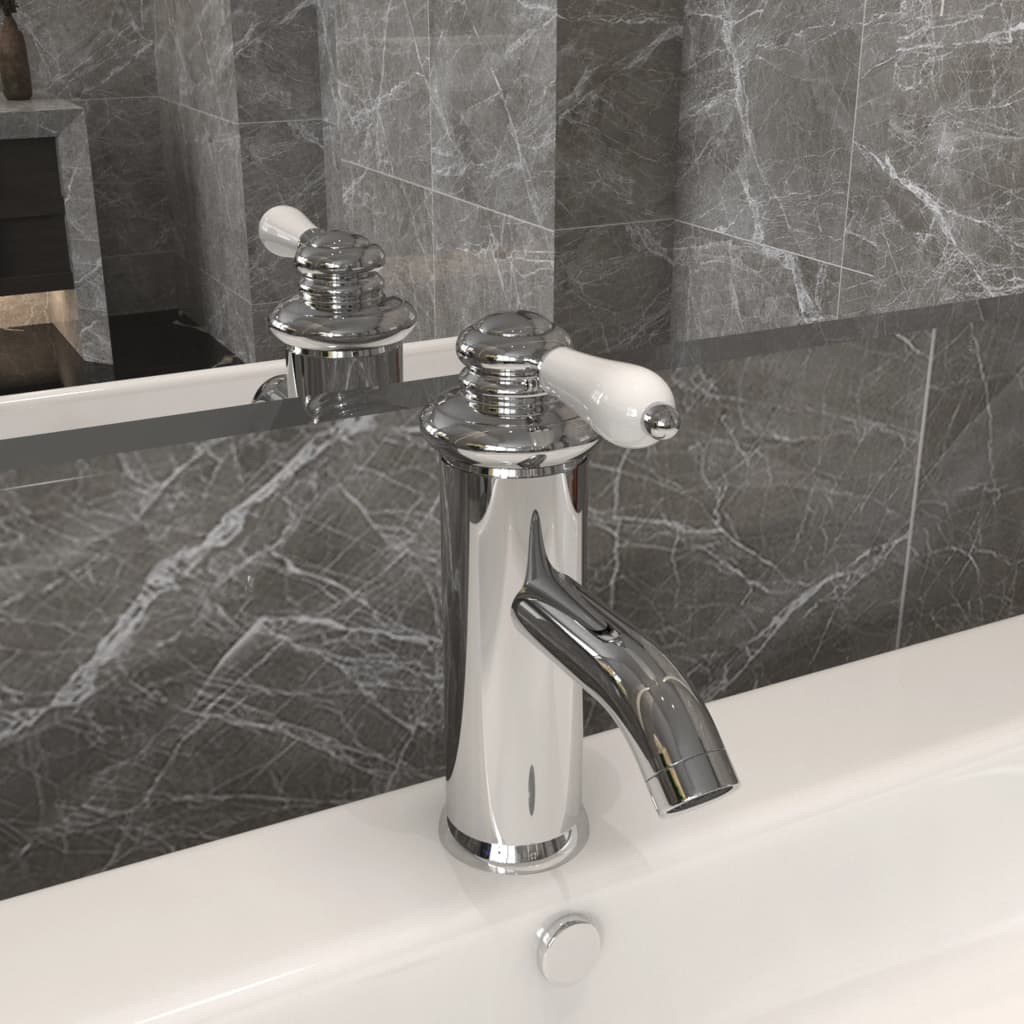 foto del prodotto rubinetto per lavabo del bagno finitura cromo 130x180 mm