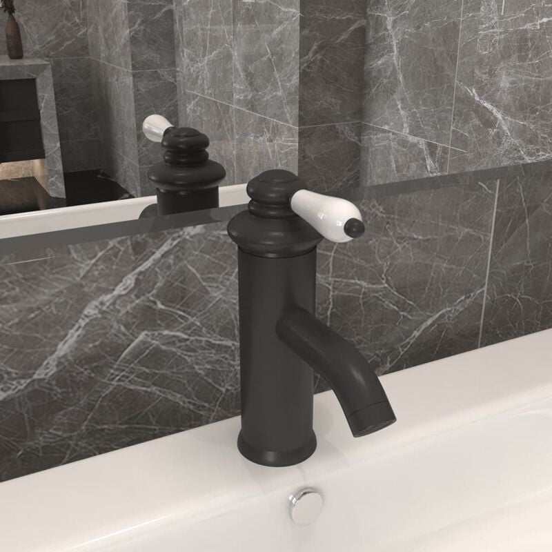 foto del prodotto rubinetto per lavabo del bagno grigio 130x180 mm vidaxl