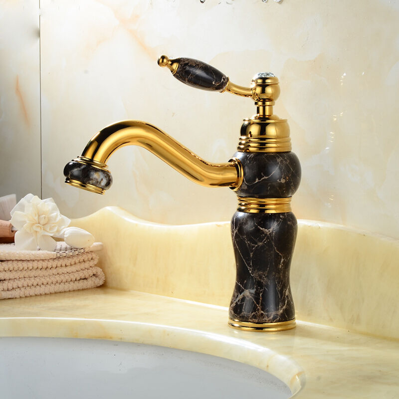 foto del prodotto rubinetto per lavabo retr , miscelatore da cucina, rubinetto in giada nera, rubinetto per acqua calda e fredda sollevabile