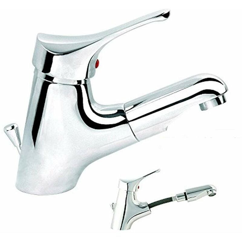 foto del prodotto rubinetto per lavandino con doccetta estraibile 2011e fromac eden