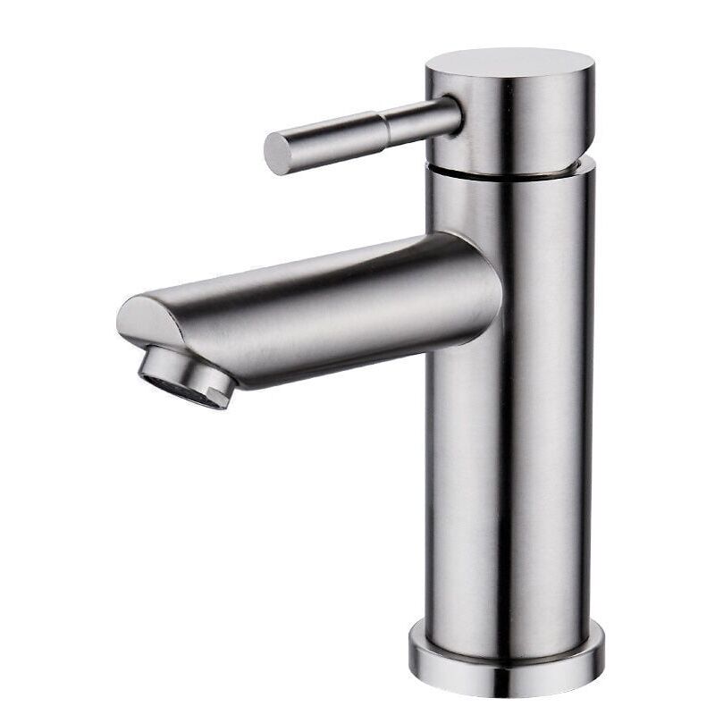 foto del prodotto rubinetto per lavello in acciaio inox 304 acqua calda e fredda