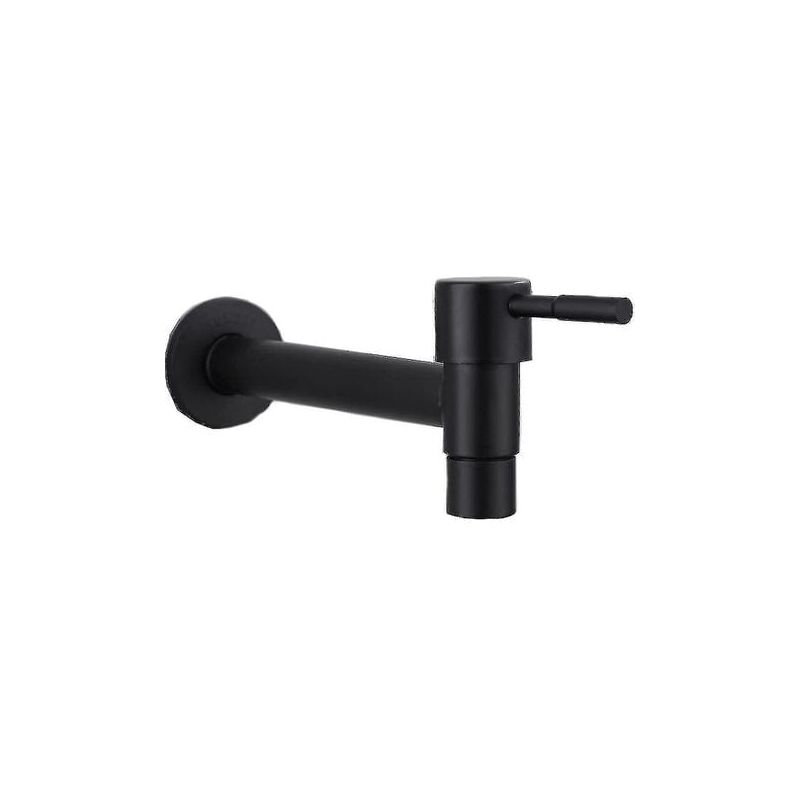 foto del prodotto rubinetto per piscina mop, rubinetto nero a parete, rubinetto per acqua fredda a parete, rubinetto in acciaio inossidabile per il risparmio idrico