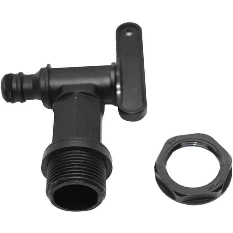 foto del prodotto rubinetto per serbatoio in plastica da 1000 litri, adattatore per contenitore di stoccaggio dell acqua ibc, adattatore per rubinetto per tubo da