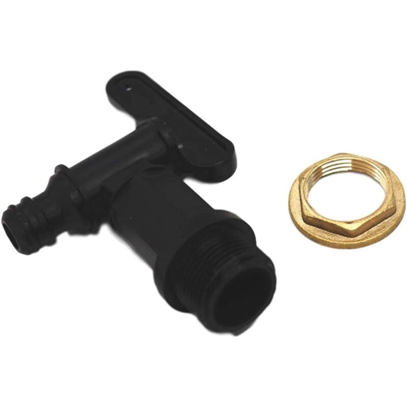 foto del prodotto rubinetto per serbatoio in plastica ymyny da 1000 litri, adattatore per contenitore di stoccaggio dell acqua ibc, adattatore per rubinetto per tubo