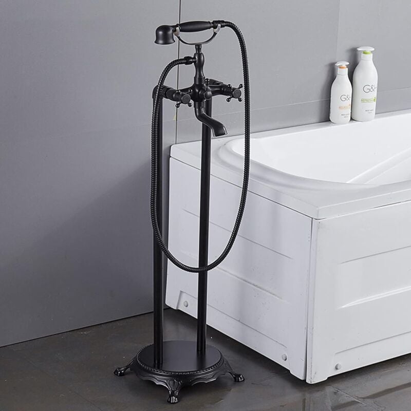 foto del prodotto rubinetto per vasca da bagno vintage indipendente, rubinetto per vasca da bagno indipendente, set di rubinetti per vasca da bagno indipendente,