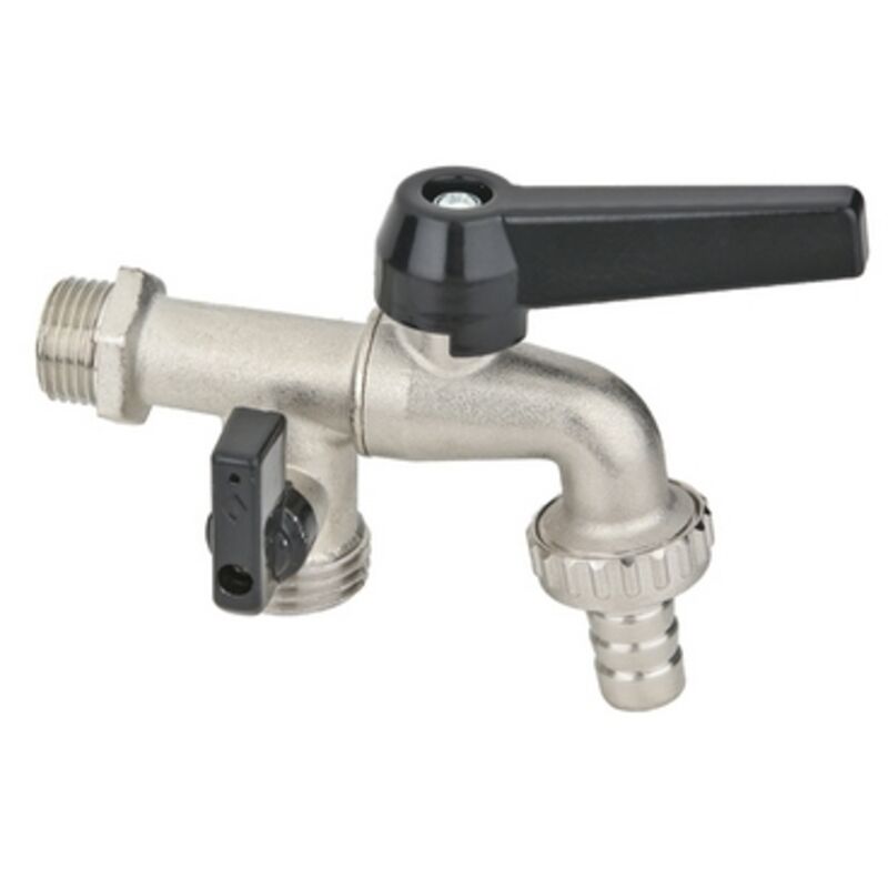 foto del prodotto rubinetto portagomma duplex alluminio
