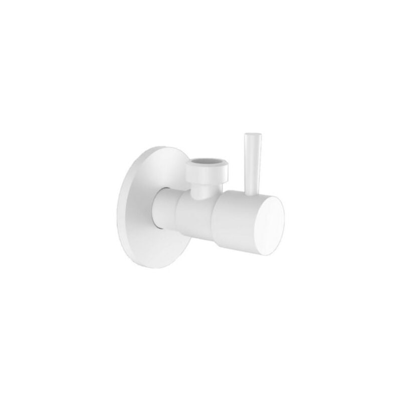 foto del prodotto rubinetto sottolavabo d arredo mod. minimal 1 2x10 bianco opaco 1 2x1 2 remer