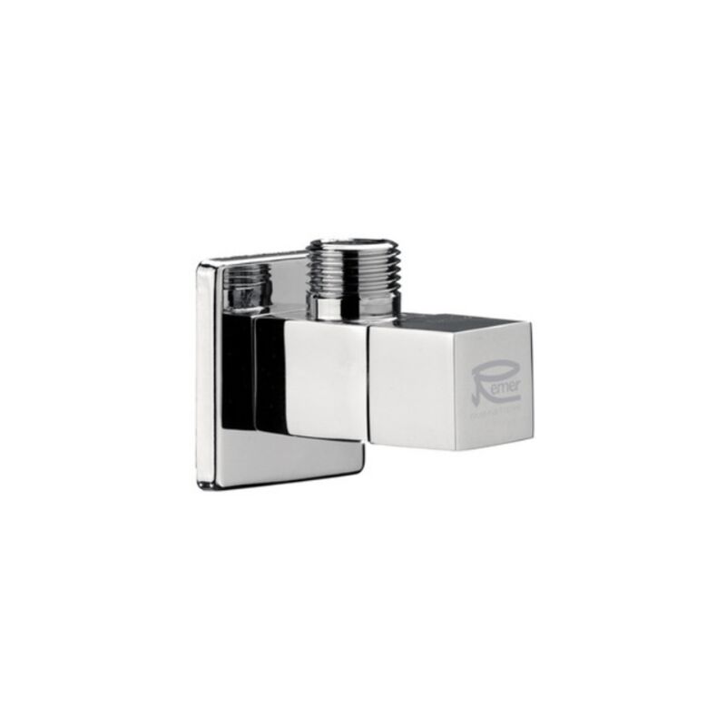 foto del prodotto rubinetto sottolavabo d arredo mod. quadro nero opaco 1 2x1 2 remer