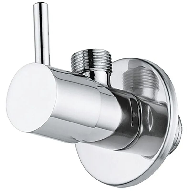foto del prodotto rubinetto sottolavabo tondo cromato 1 2 x 1 2