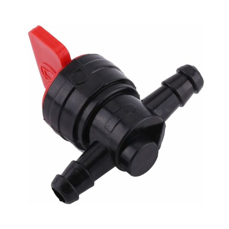 foto del prodotto rubinetto universale per carburante in linea da 6 mm, valvola di intercettazione del carburante in plastica