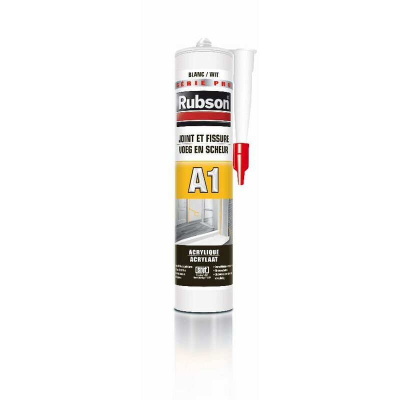 foto del prodotto rubson a1 stucco per giunti e crepe 300 ml bianco 969103
