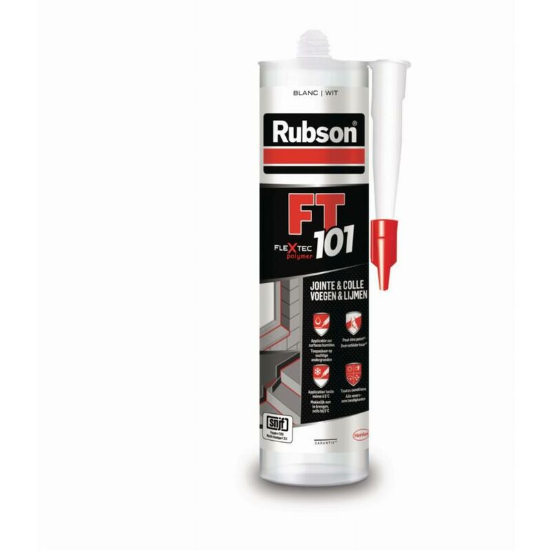 foto del prodotto rubson ft 101 sigillante per fessure bianco 280 ml 2690756