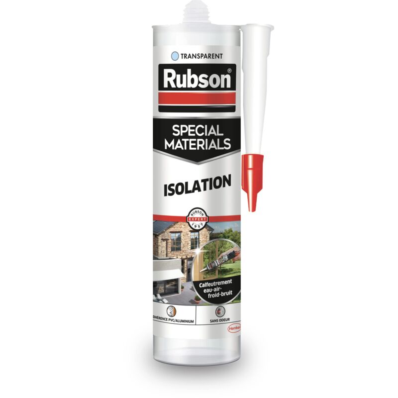 foto del prodotto rubson mastice isolante, 280 ml, colore trasparente