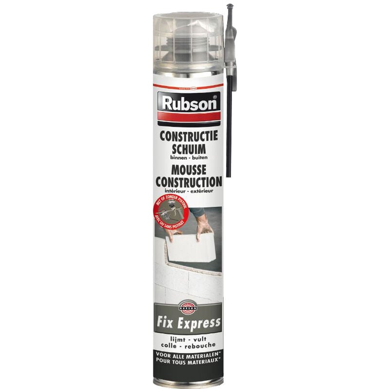 foto del prodotto rubson schiuma espansiva fix express costruzione aerosol 750 ml 1619486