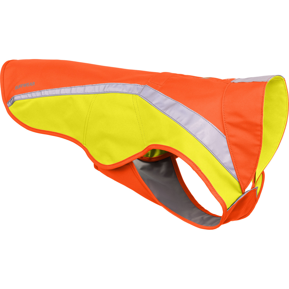foto del prodotto ruffwear cappotto per cani hi viz lumenglow