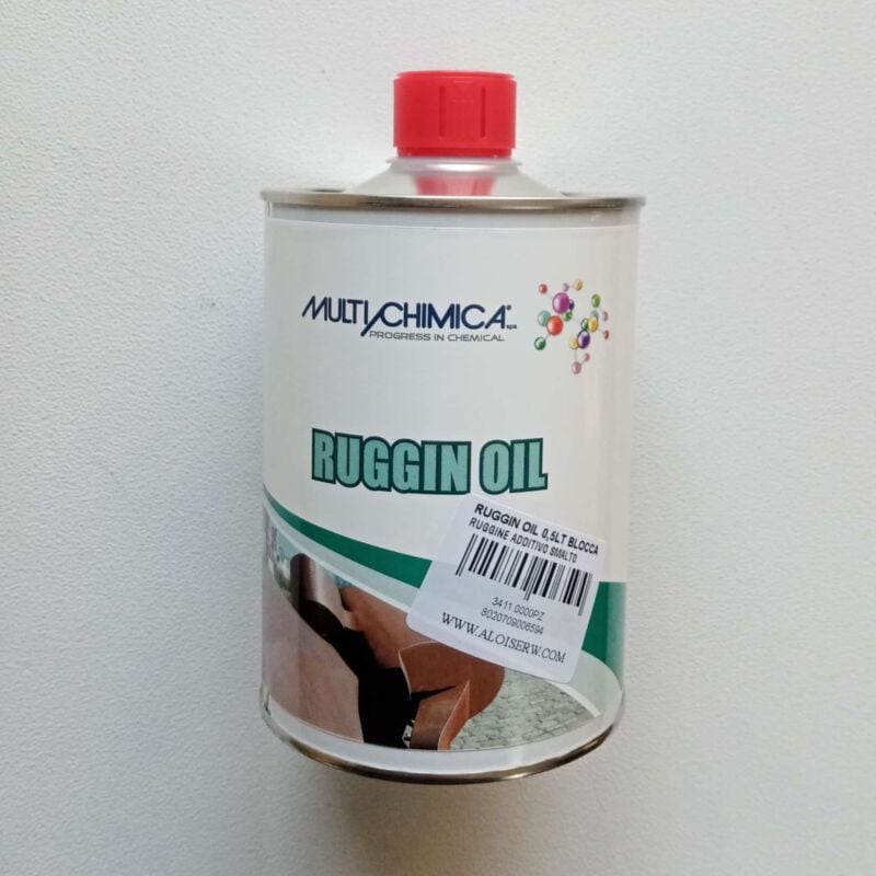 foto del prodotto ruggin oil 500ml blocca ruggine additivo anticorrosivo trasparente per vernice