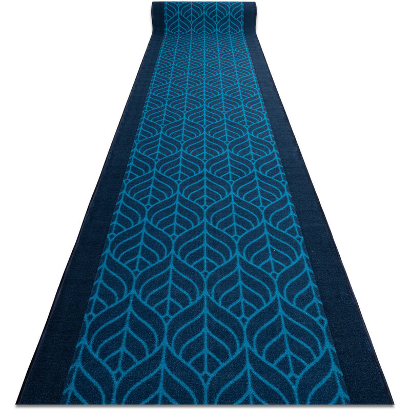 foto del prodotto rugsx passatoia gommata pi ra piume blu scuro 100cm blue 100x120 cm