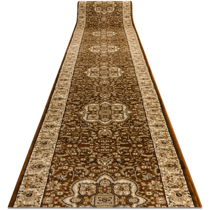 foto del prodotto rugsx passatoia heat set royal agy 0521 marrone 100 cm brown 100x100 cm