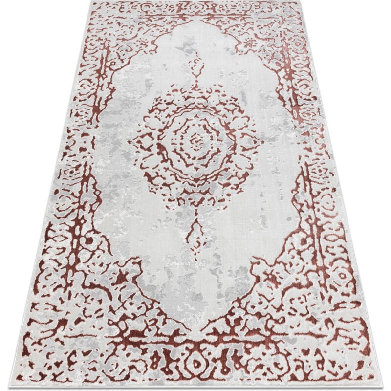 foto del prodotto rugsx - tappeto allure 1961 ornamento, telaio - strutturale, elegante, glamour bianca / rosa pink 80x150 cm