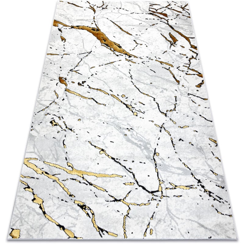 foto del prodotto rugsx - tappeto allure 1963 marmo - strutturale, elegante, glamour bianca / oro white 80x150 cm