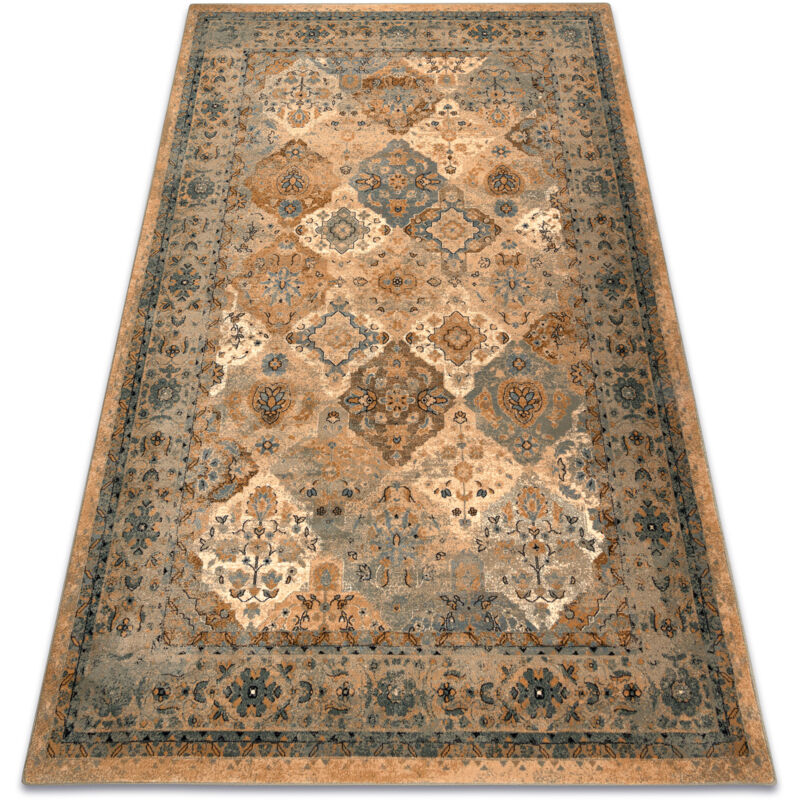foto del prodotto rugsx tappeto di lana polonia azer cornice, orientale, beige beige 170x235 cm