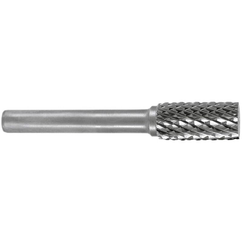 foto del prodotto ruko 116010 punta fresatrice metallo temprato cilindro 6 mm lunghezza 58 mm diametro albero 6 mm