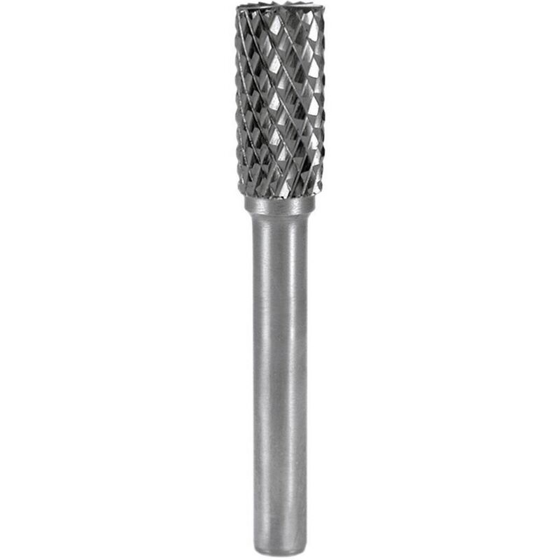 foto del prodotto ruko 116016 punta fresatrice metallo temprato cilindro 8 mm lunghezza 60 mm diametro albero 6 mm