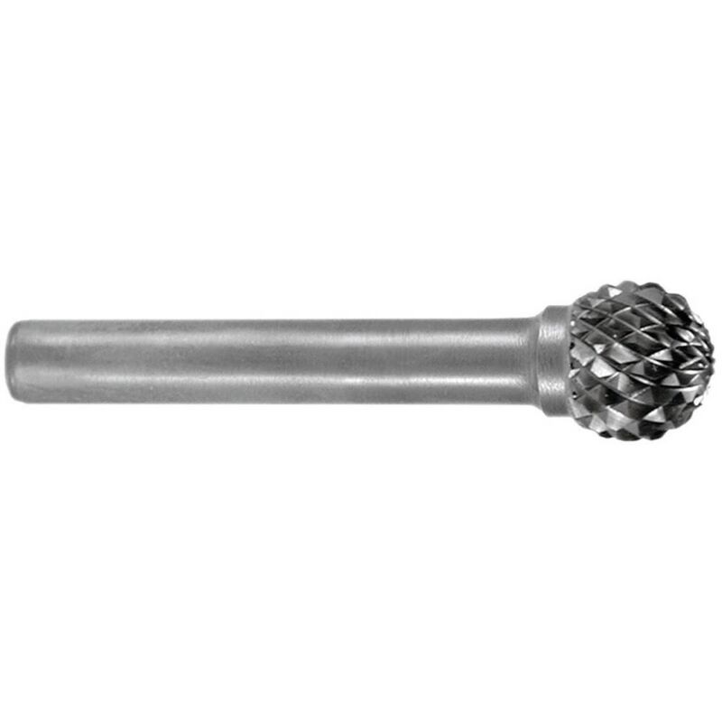 foto del prodotto ruko 116052 punta fresatrice metallo temprato sfera 3 mm lunghezza 38 mm diametro albero 3 mm
