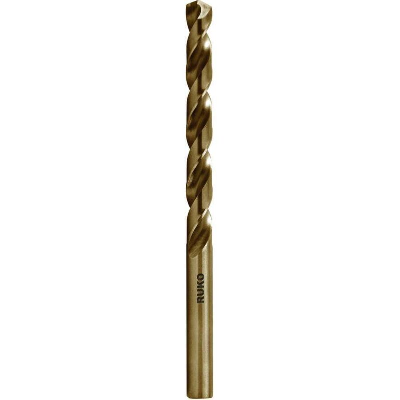 foto del prodotto ruko 215100 hsse co 5 punta a spirale per metallo 10 mm lunghezza totale 133.0 mm din 338 1 pz.
