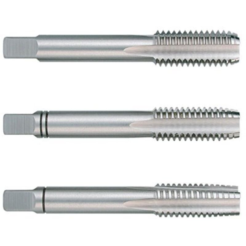 foto del prodotto ruko - 230140 - juego de 3 machos para roscar a mano m din 352 hss, rectificados (m14)