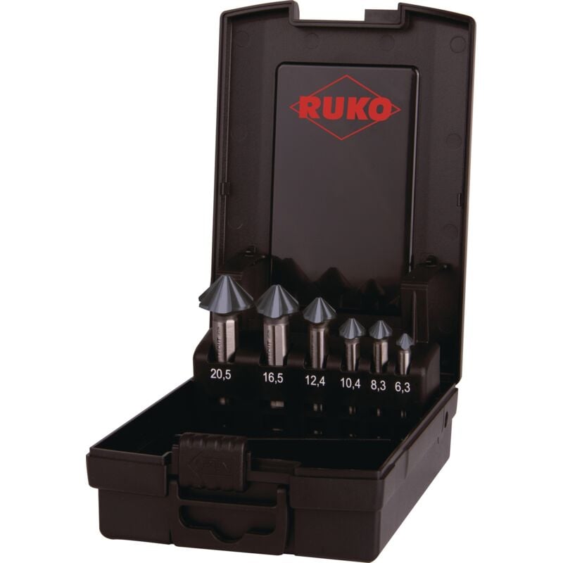 foto del prodotto ruko jeu de fraises 90 degr s ultimatecut 4s 6,3 20,5mm hss co5 runatec runatec