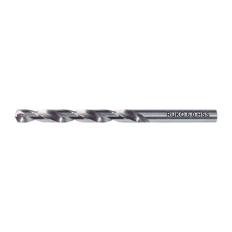 foto del prodotto ruko punta elicoidale din 338 tipo n d.4.3mm hss gambo cilindrico chiuso per 10 